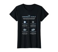 The Kardashev Scale Science Energy Civilization Type Value Graphic T-Shirt, Women, Black, XS
