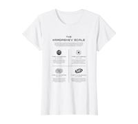The Kardashev Scale Science Energy Civilization Type Value Graphic T-Shirt, Women, White, XL