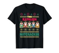 The Kathleen Nutcracker Funny Kathleen Christmas Value Graphic T-Shirt, Men, Black, L