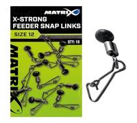 The Keen Angler - Fishing Tackle - Matrix - Matrix X-Strong Feeder Bead Snap Links - Size 12