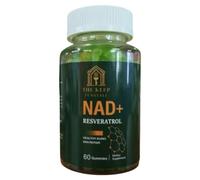 THE KEEP TUNSTALL® NAD+ RESVERATROL Gummies - Vegan Cellular Support for Healthy Aging, DNA Repair, Heart & Brain Vitality - 60 Gummies - Non-GMO, Gluten-Free