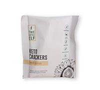 The Keto Elf | Three Seeds Keto Crackers | Nutrient-Packed, Vegan & Keto-Friendly | Rich in Omega-3 & Fiber | Allergen-Free, No Artificial Additives | Box of 10 x 30g Packs