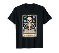 The Keyboard Prophet Tarot Coder Skeleton Aesthetic T-Shirt