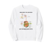 The Keys To Success Lie Within Your Guts Digestive System Sweatshirt