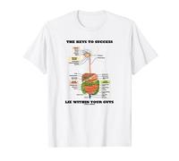 The Keys To Success Lie Within Your Guts Digestive System T-Shirt
