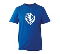 The Khanda Sikh Loin Face Symbol T-Shirt Emblem Khalistan Sikh Punjab Khalsa Sikh Pride Spiritual Religious Adult Kids Unisex Tee Top (Royal, L)