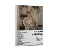 The Kid Laroi Poster The First Time Rapper Music Signed Limited Album Cover Prints Posters Canvas Wall Art Room Aesthetic Posters Music Classroom Bedroom Wall Decor Art 12x18inch(30x45cm) Frame-style