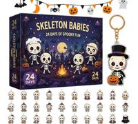 The Kids Countdown Calendar 2D Acrylic Cartoon Ornaments 24 Days
