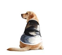 The Killer Whale in The Room Dog Shirt Vest Dog Clothes- Breathable Cooling for Big Dogs, Sun Protection Comfort Wear for Golden Retriever, Husky, Alaska Outdoor Activities 4X-Large