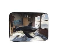The Killer Whale in The Room Laptop Sleeve Shockproof Case Slim, Lightweight, Portable Protective Travel Carrying for 15 inch