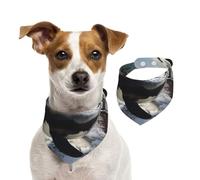 The Killer Whale in The Room Pet Scarf Dog Bandanas Spring Summer Soft Cotton Puppy Scarfs Adjustable Accessories for Small Medium Large Girl Boy Pup Small