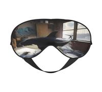 The Killer Whale in The Room Soft Eye Mask for Sleeping - Ideal for Women Men and Travel, Comfortable & Adjustable, Perfect for Indoor/Outdoor Use