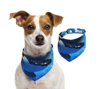 The Killer Whale in The Sea Dog Bandana for Small Medium Large Dogs, Cat Dogs Kerchief Triangle Bibs Scarf for Girl Or Boy