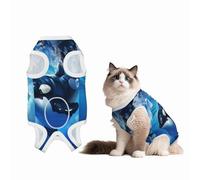 The Killer Whale in The sea Recovery Suit for Dogs Cats After Surgery, Soft Cotton Post-Surgery Suit for Male and Female Pet