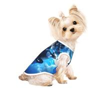 The Killer Whale in The sea Small Dog Shirt,Soft Breathable Dog Shirt for Dogs Cats Boy Girl Pet Tshirt,Suitable for Small Pets