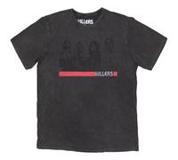 The Killers Band Photo Mono Limited Edition 999 Only Premium Wash T Shirt M Charcoal