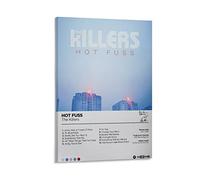 The Killers - Hot Fuss Poster Music Gifts Poster Gifts Music Decor Tracklist Poster Poster Decorative Painting Canvas Wall Posters And Art Picture Print Modern Family Bedroom Decor Posters 12x18inch(