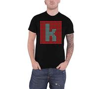 The Killers Men's K Glow Short Sleeve T-Shirt, Black, X-Large