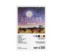 The Killers Poster Day And Age Album Cover Poster Canvas Poster Bedroom Decor Sports Landscape Office Room Decor Gift Unframe-style 08x12inch(20x30cm)