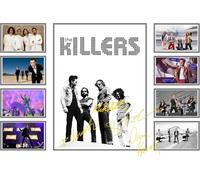 The Killers Signed Poster Print - Limited Edition Autograph Fan Gift - Collectible Memorabilia Merchandise (Unframed A4 (30x21cm))