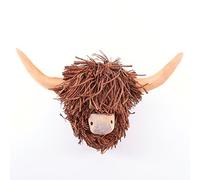 the kilt store Highland Cow, Wall Mounted Wooden Sculpture By Voyage Maison