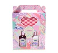 The Kind Edit Co. Bubble Boutique Lather & Soak Gift Set 100ml Body Wash + 100ml Body Lotion + Sponge
