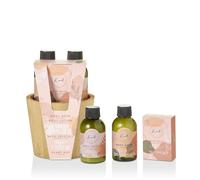 The Kind Edit Co Kind Pamper Pot Gift Set - Body Wash, Lotion, Bath Crystals