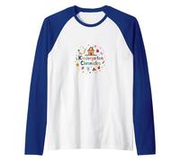 The Kindergarten Chronicles: Playful School Adventure Raglan Baseball Tee, Men, Royal Blue/White, XXL