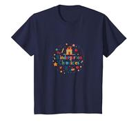 The Kindergarten Chronicles: Playful School Adventure T-Shirt, Kids, Navy, 10 Years