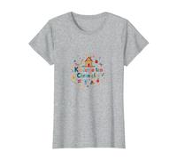 The Kindergarten Chronicles: Playful School Adventure T-Shirt, Women, Heather Grey, M