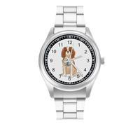 The King Charles Spaniel Dog Men's Stainless Steel Quartz Watch