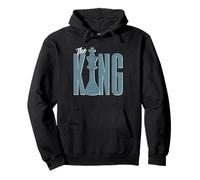 The King Chess Piece Funny Halloween Party Matching Couple Pullover Hoodie