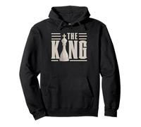 The King Chess Piece Funny Halloween Party Matching Couple Pullover Hoodie