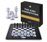 The King Competition Chess Computer - User-friendly, for the whole family & chess enthusiasts, with automatically adjustable playing strength; LED move display