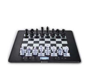 The King Competition Chess Computer - User-friendly, for the whole family & chess enthusiasts, with automatically adjustable playing strength; LED move display