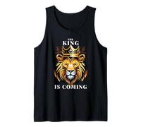 The King is Coming Jesus Lord of Lords Christian Tank Top