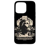 The King Is Risen God Religious Christian Bible Faith Jesus Case for iPhone 15 Pro Max