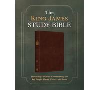 The King James Study Bible: Featuring 1-Minute Commentary on Key People, Places, Events, and Ideas [Men's Cover]