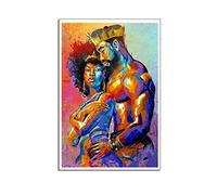 The King of Africa Canvas Painting Black People Royal Poster for Living Room Home Decoration Painting Wall Art Picture/60x80cm-No Frame