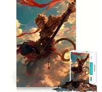 The King of Ape Teenager Jigsaw Puzzles 1000 Pieces Memory Boost Home Activity Pattern Assembly Perfect Present (50x75cm)