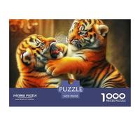 The King of Forests Unique 1000 Piece Jigsaw Puzzle for Adults -, Puzzling, Cool Tiger Challenging Brainteasing Adult Jigsaws - Jumbo Puzzles for Classic Educational Games Impossible Hard Challenge70x