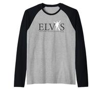 The King Of Rock And Roll Elvis Presley Raglan Baseball Tee