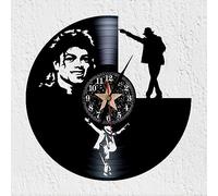 The King of the Pop Large Music Dance Funk Pop Wall Decoration Vinyl Record Clock