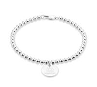 The King’s Trust Sterling Silver Beaded Bracelet