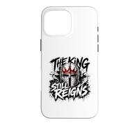 The King Still Reigns Christian Faith Cross Warrior Case for iPhone 16 Pro Max