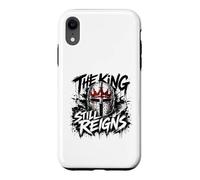 The King Still Reigns Christian Faith Cross Warrior Case for iPhone XR