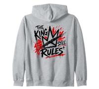 The King Still Rules Jesus Is King Christian Zip Hoodie