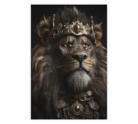 The King Wearing A Crown Vivid Jigsaw Puzzle for Adults, 1000 PCS