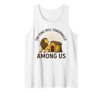 The King Will Tabernacle Among Us Sukkot Design Tank Top