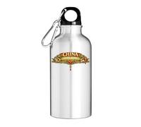 The Kingdom Of Dragons Emblem Tourist Water Bottle Silver